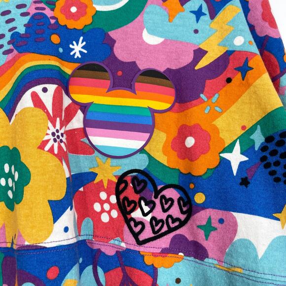 Disney Pride Collection Spirit Jersey Mickey Mouse for Adults Unisex XS - Picture 5 of 10